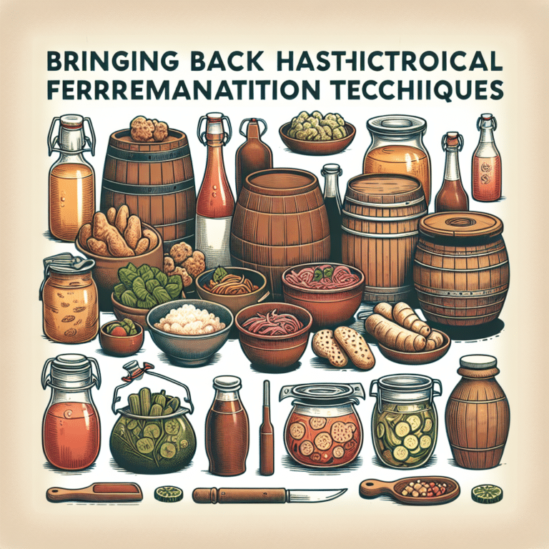 Revive Old World Fermentation Methods