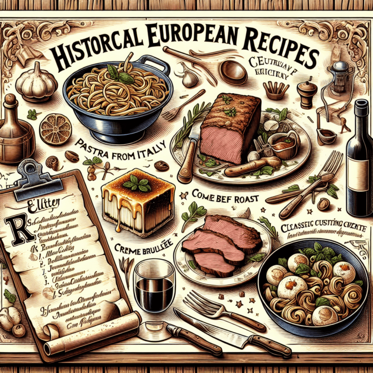 Historical European Recipes