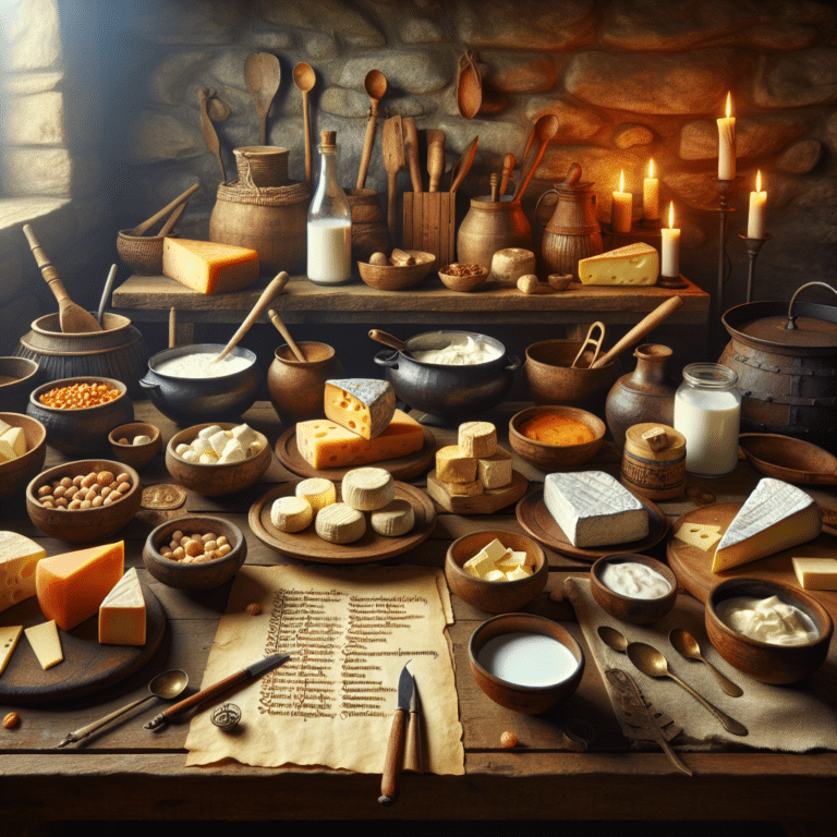 Medieval Cheese and Dairy Recipes