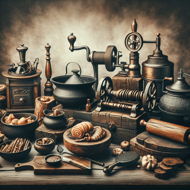Trace History with Cooking Tools and Techniques