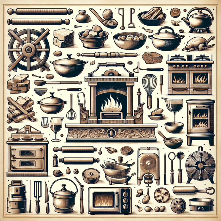 Trace History with Cooking Tools and Techniques